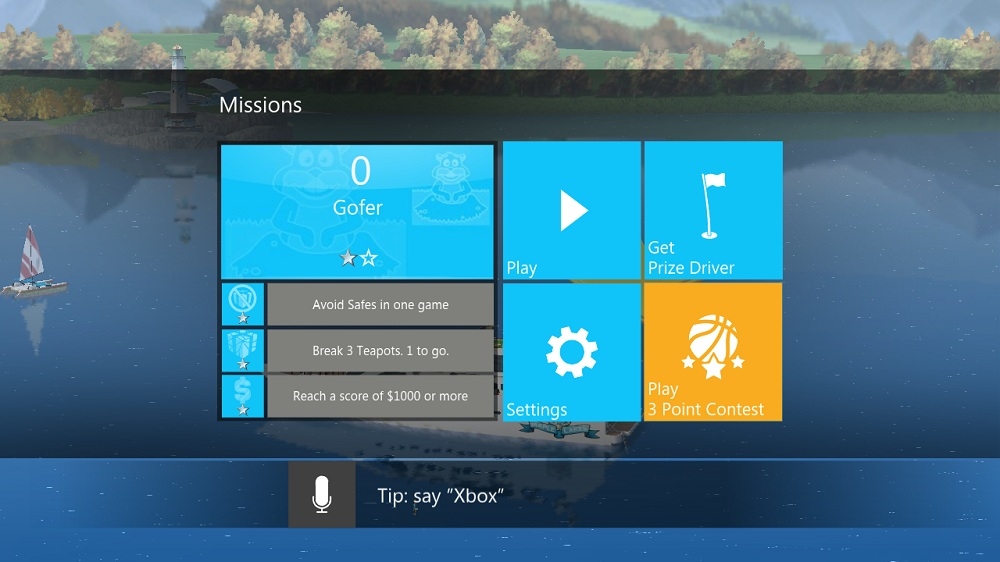 《得分高手 高尔夫》 KINECT体感英文版XBOX360版 游戏截图 2